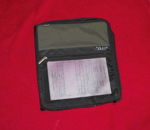 Five Star Mead 3-Ring Binder w/2 Lg.-1 Sm, Compartments + Expansion.Section