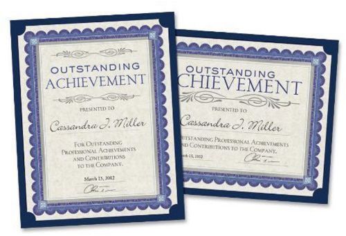 Certificate Holder 12 X 9.5 Inches Navy Per Pack Pf8 Southworth