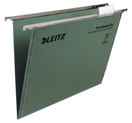 10 x Leitz A4 Ultimate File Suspension Files - Green 17420055