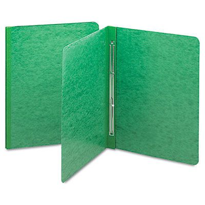 Side Opening Pressboard Report Cover, Prong Fastener, Letter, Green