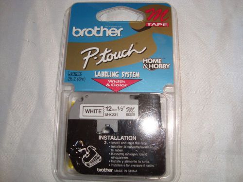 Brother M231 P-Touch Label Tape, PTouch MK-231S / PT-90 PT-110