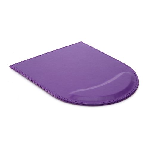Office Gaming Pad Pu Leather Solid Color Wrist Comfort Mousepad Mat