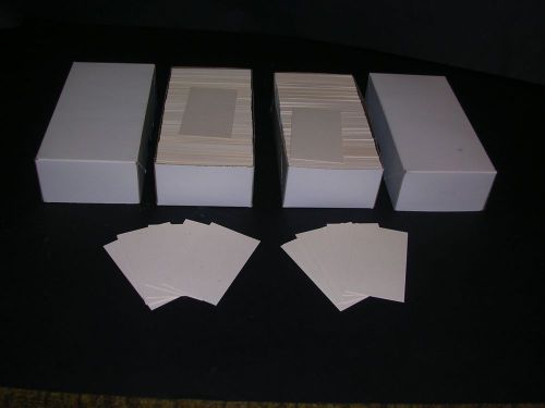 1000 ++ PLUS BLANK BUSINESS CARDS 80 LB COVER STOCK CREAM &amp; CREAM FLECK 2 BOXES