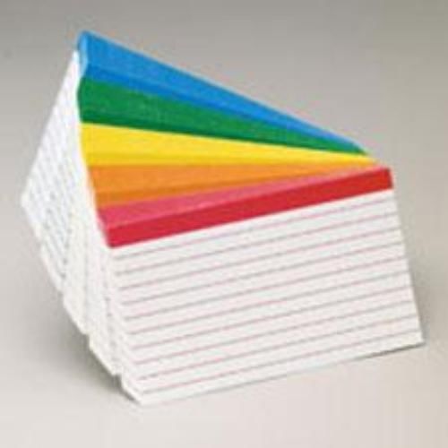 Ampad Color Coded Ruled Index Cards 4&#039;&#039;x6&#039;&#039; Ruled