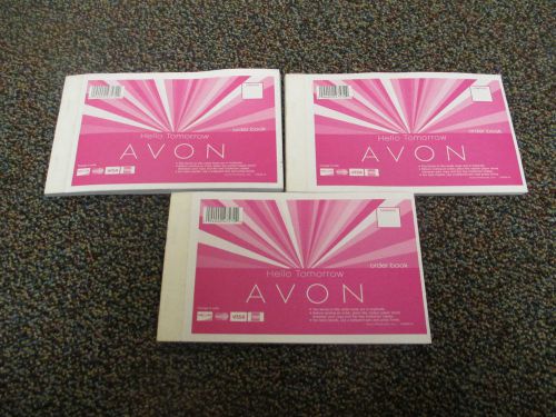 Avon Order Books Order Forms lot of 3 New