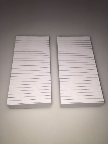 400 Sheets! 2 White Scratch Pads With Lines! 3.25 X 7.25 (800 Sheets) BUY DIRECT