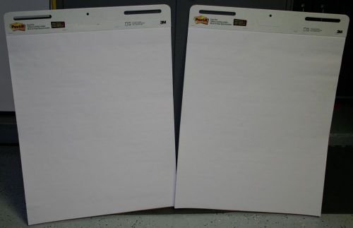 LOT OF 2 NEW 3M Post-it Self-Stick Easel Pads 25&#034; x 30&#034;~30 Sheets~Office Depot