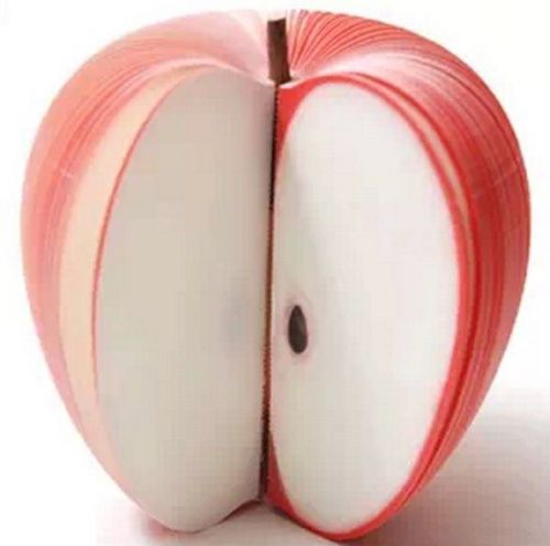 1x Red apple Fruit Shape Memo Note Pads office Paper Products PE005