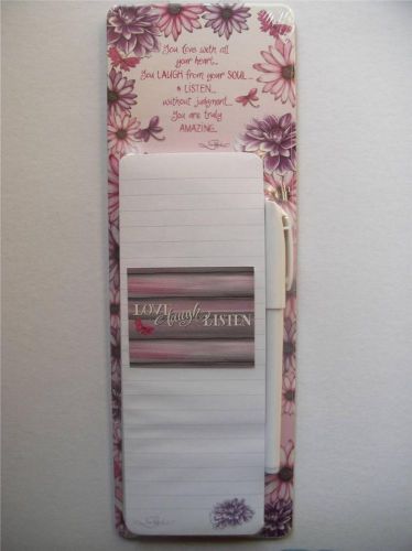 Magnetic To Do List New Shopping Note Pad Writing Paper Pen Petals Of Motherhood