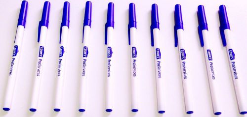 x10 Lowes Home Improvement Pro Services, Ballpoint Ink Pens , BLUE (Lot Of 10)