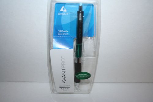 New AVANT PRO 1.0 mm Pen With Silk Scribe Black Ink #24575 ~Airplane Safe