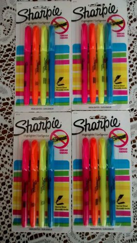 16 Sharpie Accent Highlighters  (Narrow Chisel/4 packs of 4)