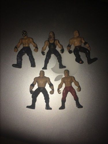 WWE  Lot Of 5 Micro Aggression WWF Wrestler 2 Inch figure kane hbk undertaker