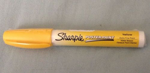 Sharpie Marker Poster Paint YELLOW EXTRA FINE Point WATER BASED Sealed NEW