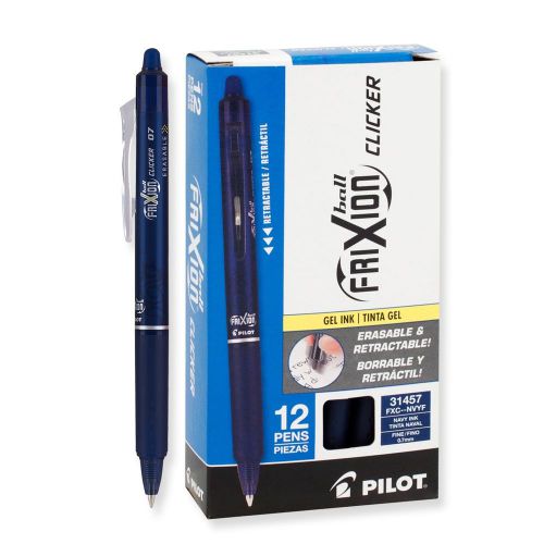 Pilot FriXion Clicker FP Navy (Pilot 31477) - One 12 Pack