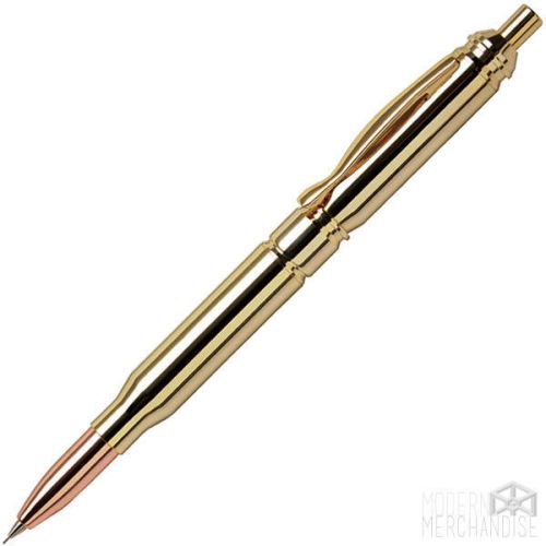 Brass, Chrome and Gold Finish Bullet Click Action Mechanical Pencil 0.7mm Led
