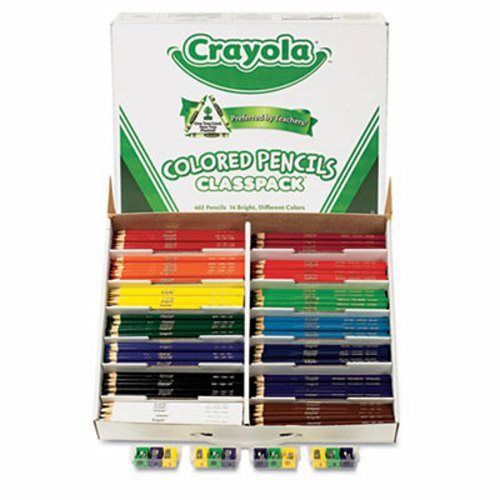 Crayola Colored Woodcase Pencil Classpack, 14 Color Sets/Box (CYO688462)