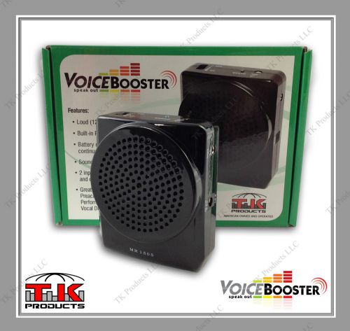 Voicebooster loud portable voice amplifier 12watt (aker) mr1505 for sale