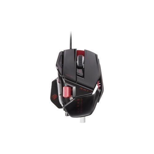 MAD CATZ-VIDEO GAME MCB4370800C2/04/1 R.A.T.7 MOUSE FOR PC -GLS BLACK