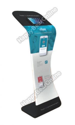 Trade show IPADs stand Kiosk A02 Tower with graphic print