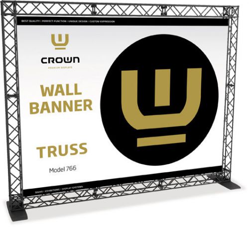 Crown truss 3,0 m wandstand + druck - faltbar - schwarz - werkzeuglose montage for sale