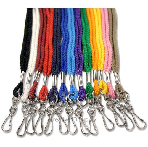 Lot 5 round neck lanyards - strap - id/badge free ship for sale