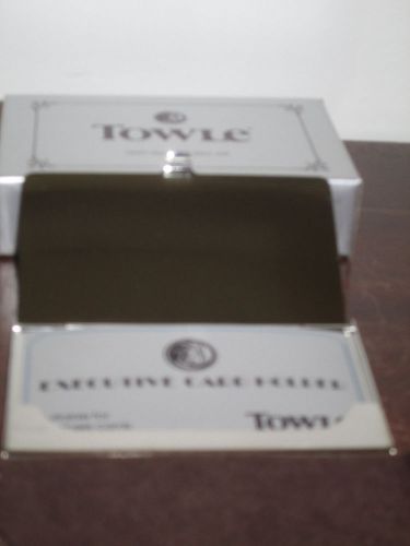 Towle Silversmiths Executive Card Holders 1- box of 12 new perfect