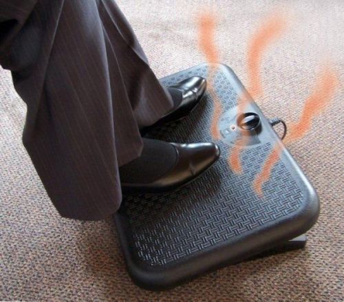 Toasty toes personal heater deluxe ergonomic footrest for sale