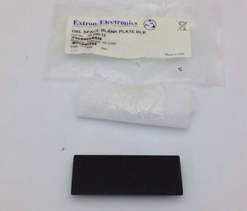 Extron Electronics 70-090-12 double Space Blank Plate Black