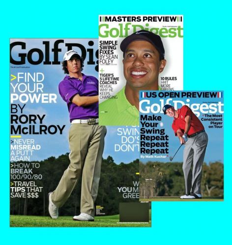 Golf Digest Magazine Subscription For 1 Year-12 issues