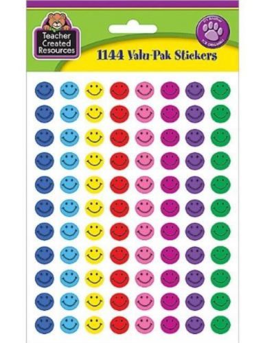 NEW Teacher Created Resources Mini Happy Face Stickers Valu-Pak, Multi Color