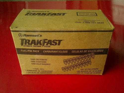Ramset&#039;s trakfast 1000 qty fuel/pin pack 3/4&#034; (19mm) FPP034B  MIB