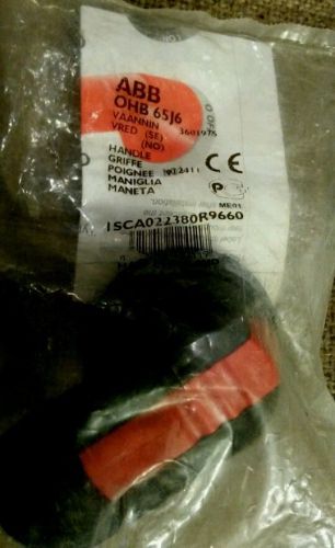 Abb control ohb65j6 switch handle (black)  6mm   brand new (1) for sale