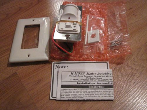 Hubbell ws1277w, 120/277 vac ,60 hz, white motion wall switch sensor (nib) for sale