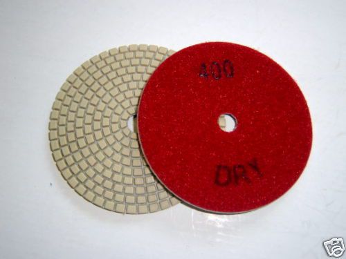 4&#034; Premium Dry Concrete Diamond Polishing Pad, 400#