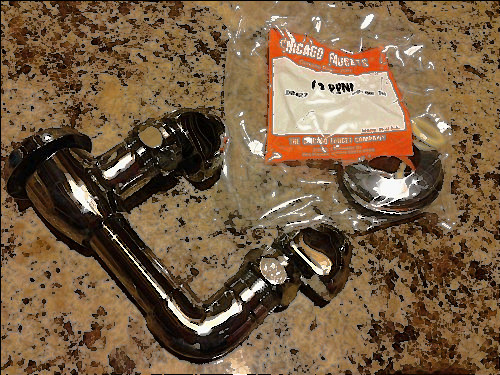 2 female npt to 1 1 2 male npt for sale, Chicago 911-iscp chrome mopsink faucet