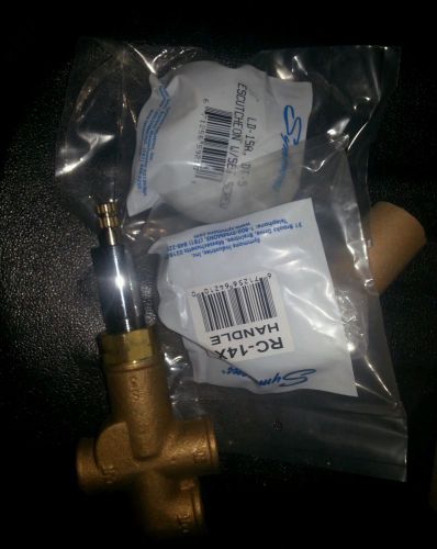 Symmons 4 - 458 brass diverter unit 2 outlet tub shower lever handle chrome (e) for sale