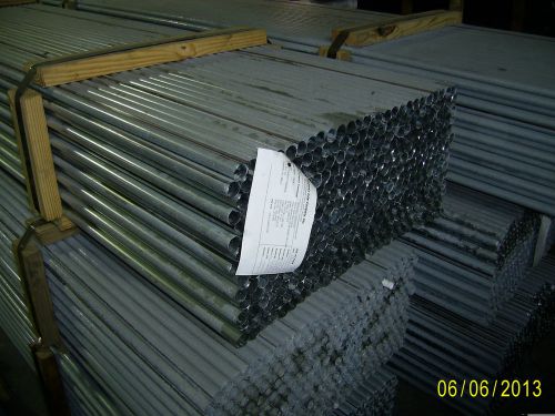 Galvanized steel tubing .937&#034; OD