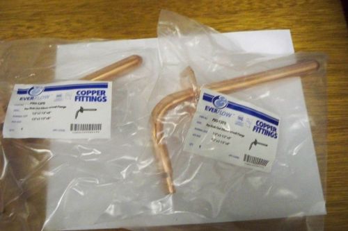 (2) copper pex stub out 1/2&#034;x3 1/2&#034;x 8&#034; with nail flange &#034;lead free compliant&#034; for sale