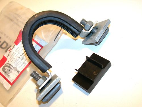 Up to 20 new halfen-deha 2 3/8&#034; (60.3mm) diameter pipe clamps hcs-radv-75/2d-fv for sale