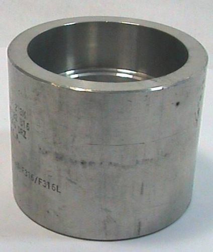 Asp 2&#034; 3m a-182 b16 f316 drz usa 111-1-f316/f316l stainless steel sw coupling for sale