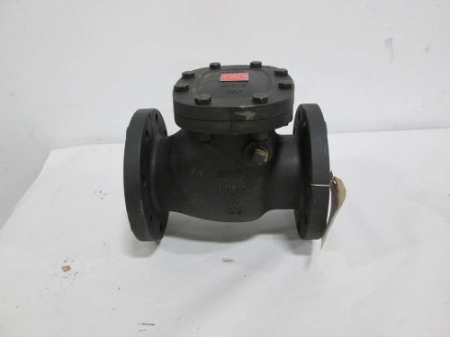 NEW STOCKHAM G931 200WOG 4IN FLANGED 125 SWING GATE CHECK VALVE D389241