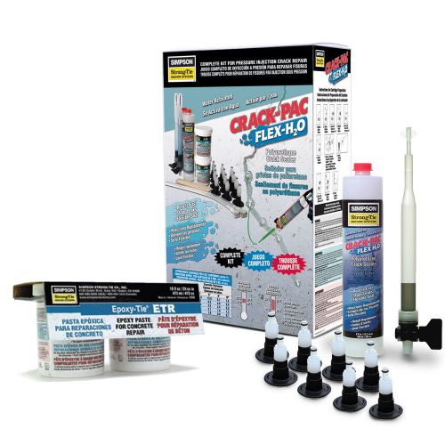 Simpson Strong-Tie CPFH09KT-KIT3 Crack Repair Kit + ETR16, CPFH09, 8 Ports