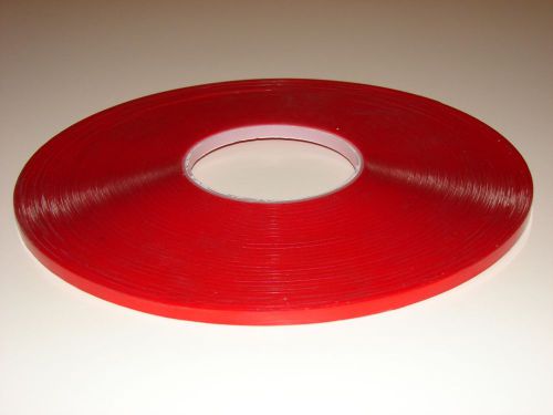 Very hi-bond double coated tape clear 1/4&#034; x 72 yrd. 3m vhb equivalent. for sale