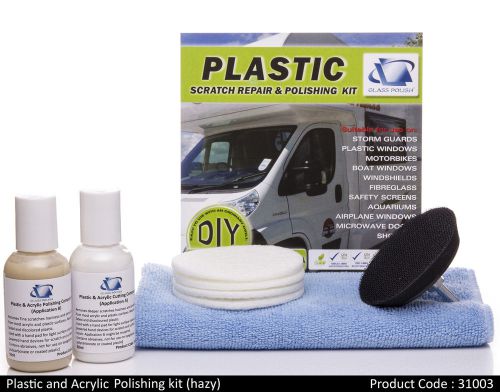 Plastic and Acrylic Polishing Kit -used with drill for light damage and haziness