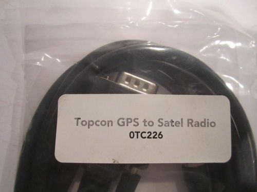Topcon GPS Interface Cables for Topcon GPS to SATEL RADIO