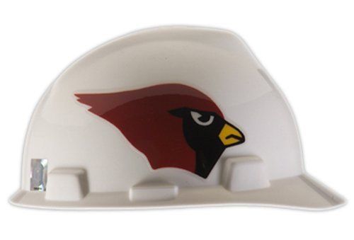 Msa 818415 officially licensed arizona cardinals nfl v-gard hard hat for sale