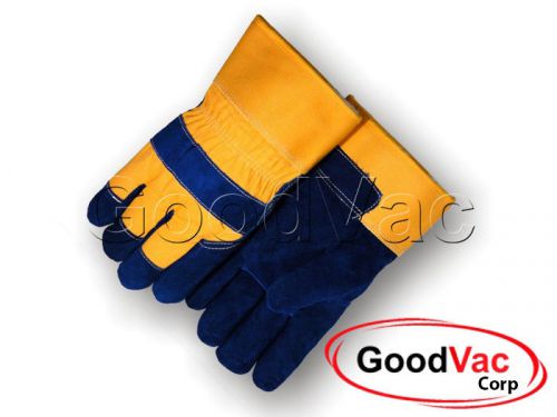 Majestic 1600W Split Cowhide Leather Palm Waterproof Heavy Duty Gloves - XXL