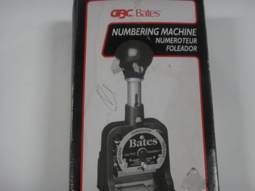 GBC Bates Numbering Machine