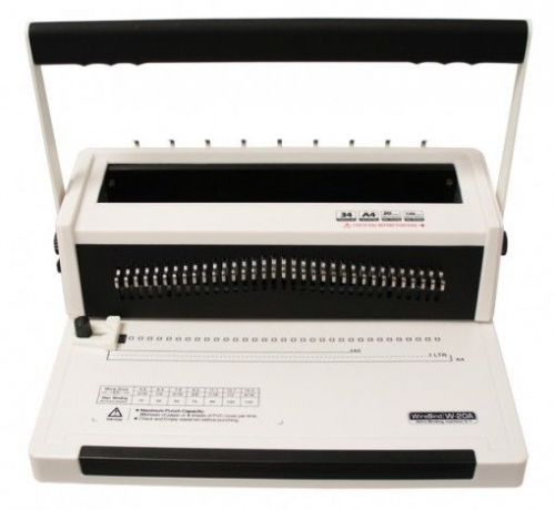 W20a manual wire-o binding machine bindery finishing office equipment for sale